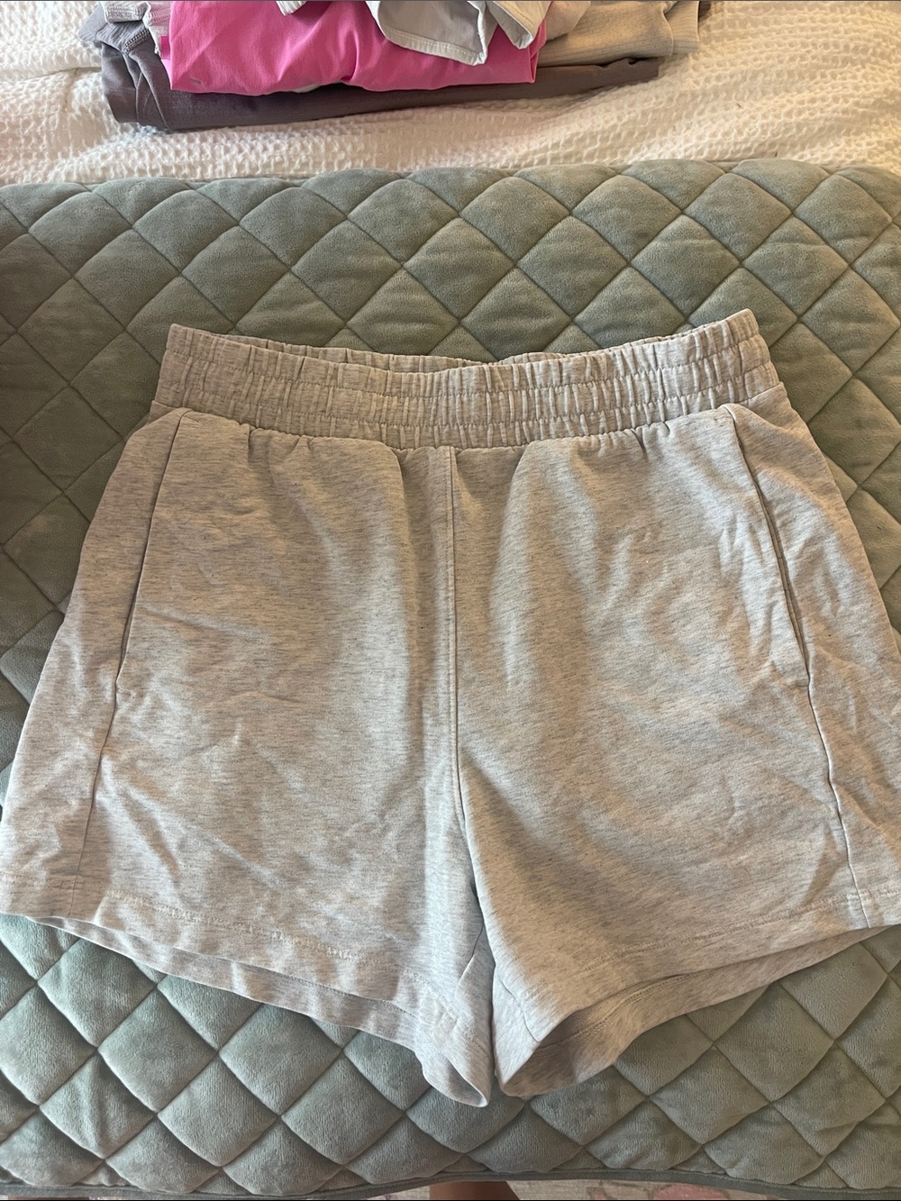 Target Light Gray Athletic Lounge Shorts
